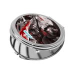 مرآة جيب صغيرة دائرية بتصميم قتال ليفاي هجوم العمالقة