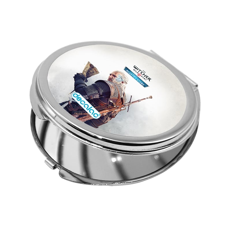 مرآة جيب صغيرة دائرية بتصميم قضاء على الوحوش ذا ويتشر مرآة جيب صغيرة دائرية بتصميم قضاء على الوحوش ذا ويتشر