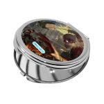 مرآة جيب صغيرة دائرية بتصميم قوة ميكاسا انمي هجوم العمالقة