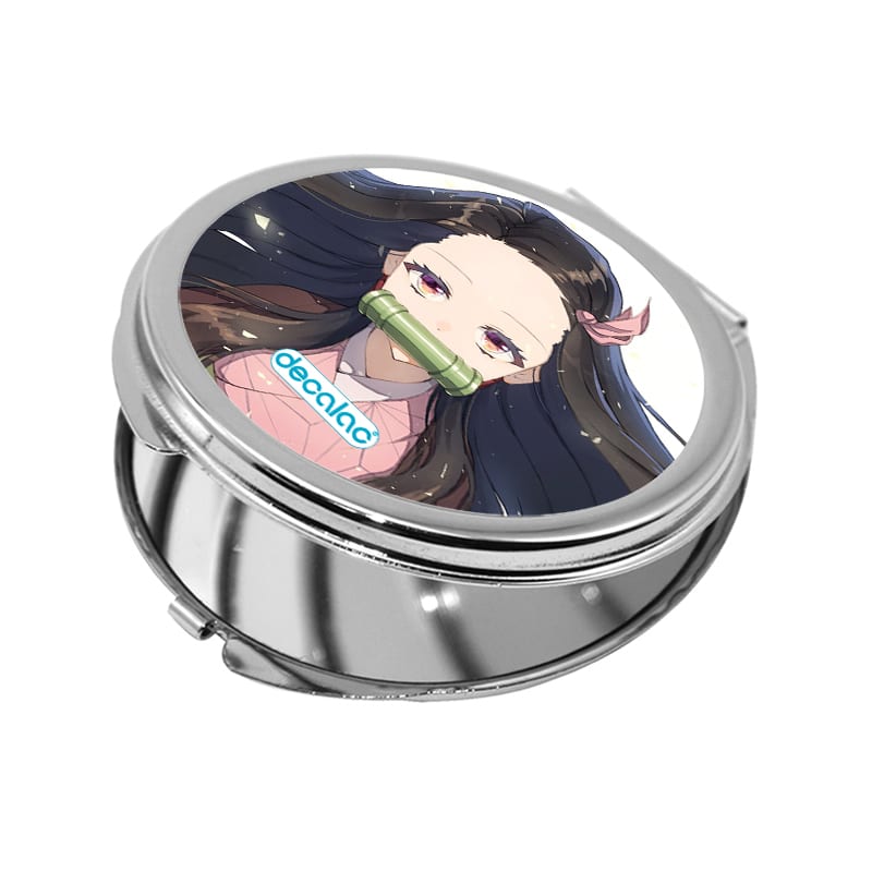 مرآة جيب صغيرة دائرية بتصميم كامادو نيزوكو مرآة جيب صغيرة دائرية بتصميم كامادو نيزوكو