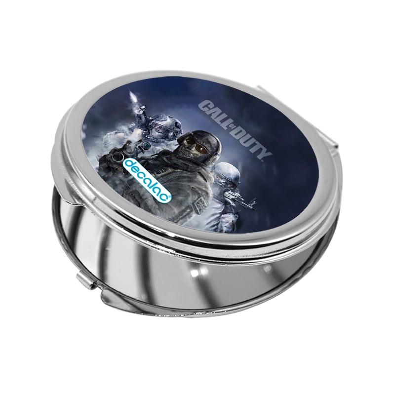 مرآة جيب صغيرة دائرية بتصميم كول أوف ديوتي تعاون جماعي مرآة جيب صغيرة دائرية بتصميم كول أوف ديوتي تعاون جماعي