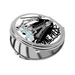 مرآة جيب صغيرة دائرية بتصميم لاو ولوفي ون بيس