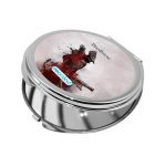 مرآة جيب صغيرة دائرية بتصميم لعبه بلود بورن