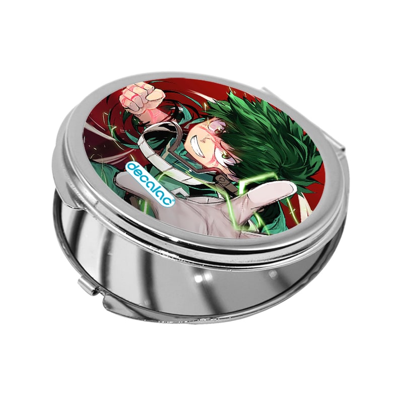 مرآة جيب صغيرة دائرية بتصميم لكمه ميدوريا أكاديميتي للأبطال مرآة جيب صغيرة دائرية بتصميم لكمه ميدوريا أكاديميتي للأبطال