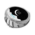 مرآة جيب صغيرة دائرية بتصميم ليله سعيده