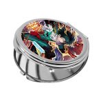 مرآة جيب صغيرة دائرية بتصميم معركه في أكاديميتي للأبطال