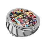 مرآة جيب صغيرة دائرية بتصميم مكس انمي