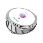 مرآة جيب صغيرة دائرية بتصميم منطاد بالورد