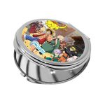 مرآة جيب صغيرة دائرية بتصميم ميدوريا وباكوغو واوول مايت