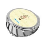 مرآة جيب صغيرة دائرية بتصميم نغمة موسيقية جميلة