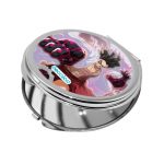 مرآة جيب صغيرة دائرية بتصميم هاكي التصلب لوفي ون بيس