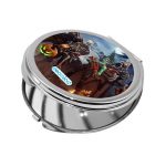 مرآة جيب صغيرة دائرية بتصميم هالوين فورت نايت