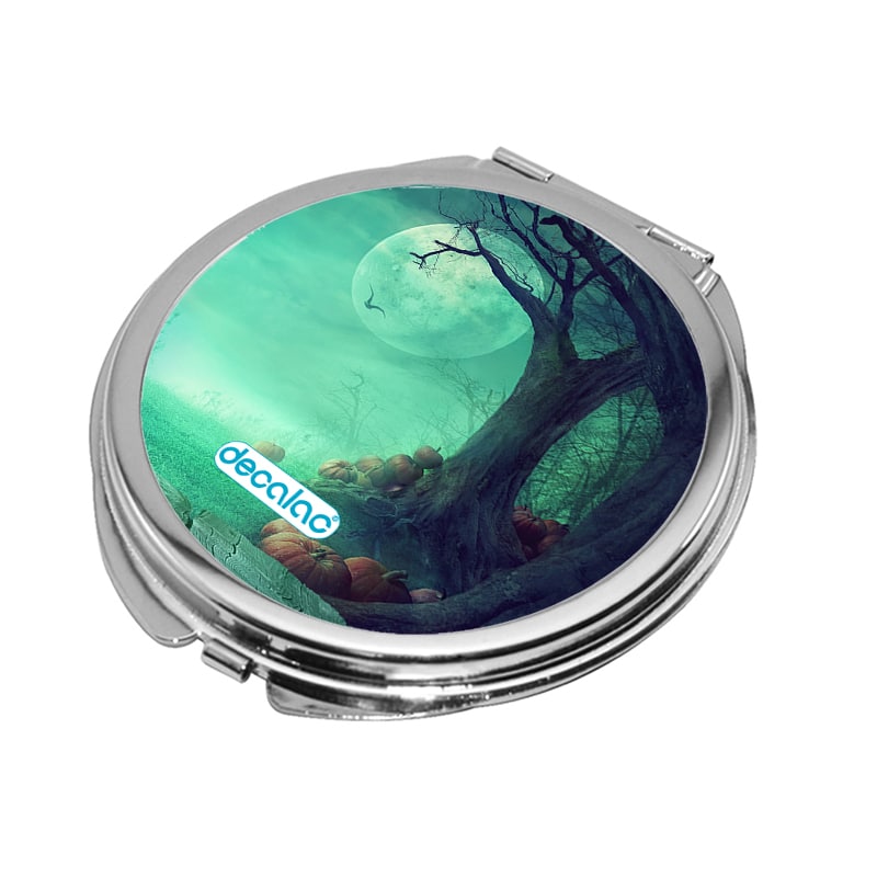 مرآة-جيب-صغيرة-دائرية-بتصميم-هالوين-مخيف-1