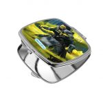 مرآة جيب صغيرة مربعة بتصميم أبيكس ليجندز كوستيك