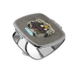 مرآة جيب صغيرة مربعة بتصميم أبيكس ليجندزالمخيف بلد هاوند