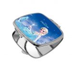 مرآة جيب صغيرة مربعة بتصميم إلسا ملكة الثلج