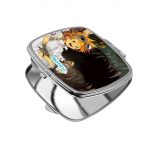 مرآة جيب صغيرة مربعة بتصميم إيما من نيفرلاند