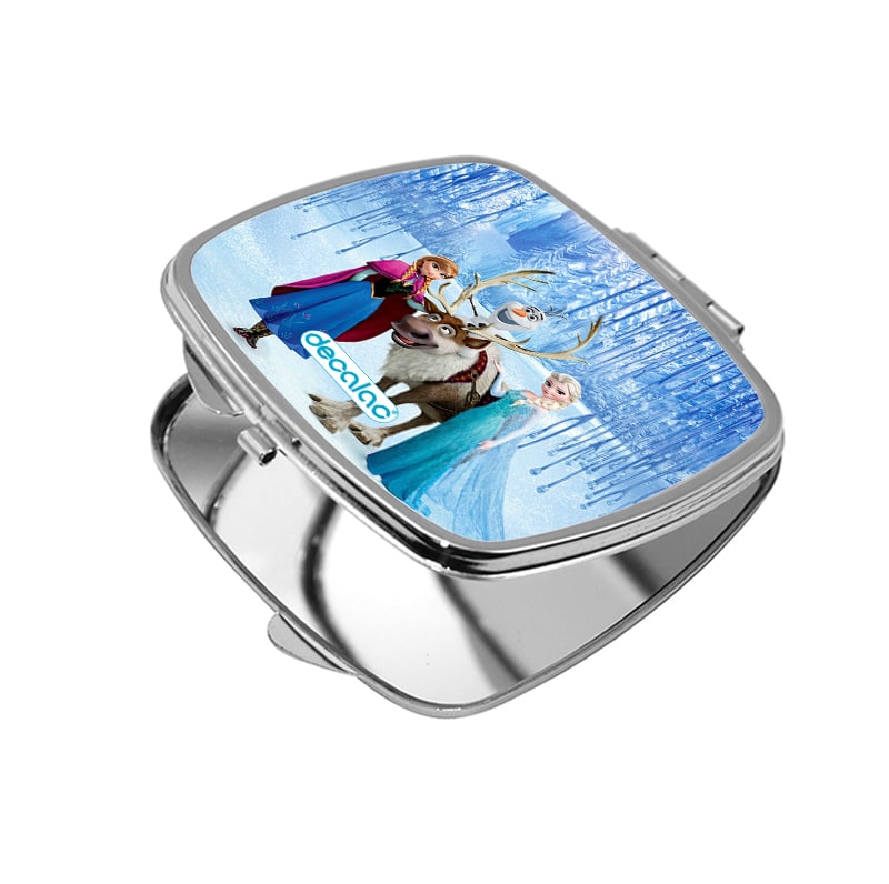 مرآة جيب صغيرة مربعة بتصميم ابطال فروزن مرآة جيب صغيرة مربعة بتصميم ابطال فروزن