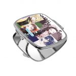 مرآة جيب صغيرة مربعة بتصميم اصدقاء قاتل شيطان