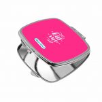 مرآة جيب صغيرة مربعة بتصميم اعطني قبلة