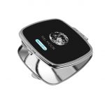 مرآة جيب صغيرة مربعة بتصميم اكتمال القمر