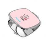 مرآة جيب صغيرة مربعة بتصميم الأجازه