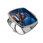 مرآة جيب صغيرة مربعة بتصميم الجميله إلوي هوريزن زيرو دون