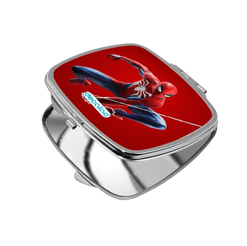 مرآة جيب صغيرة مربعة بتصميم الرجل العنكبوت مارفل مرآة جيب صغيرة مربعة بتصميم الرجل العنكبوت مارفل