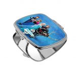 مرآة جيب صغيرة مربعة بتصميم الشخصيات الرئيسيه لفروزن