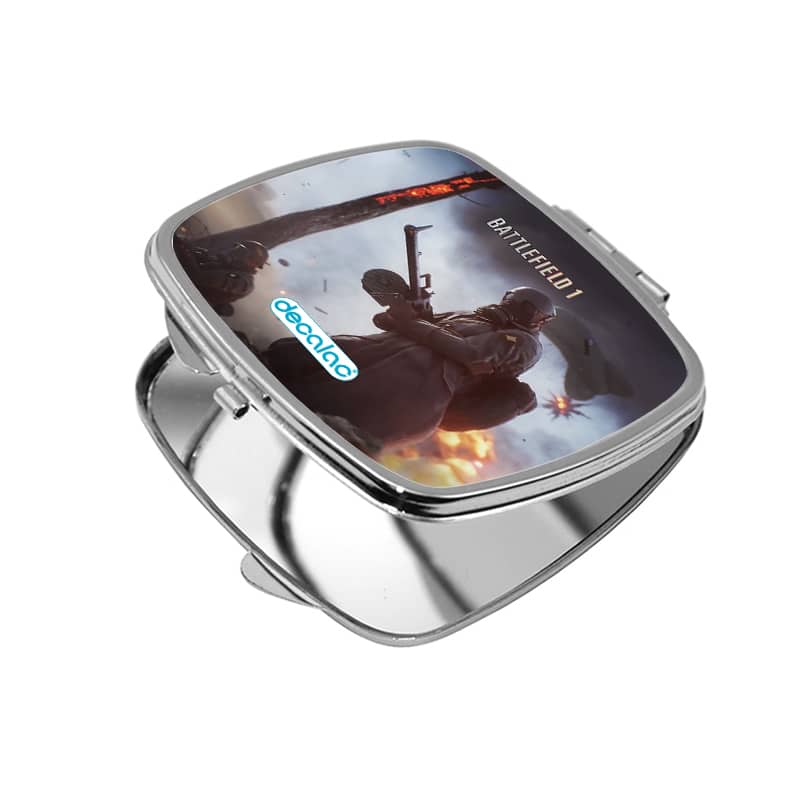 مرآة جيب صغيرة مربعة بتصميم باتلفيلد 1 MG08 مرآة جيب صغيرة مربعة بتصميم باتلفيلد 1 MG08