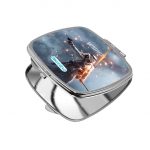 مرآة جيب صغيرة مربعة بتصميم باتلفيلد 1 معركه العرب