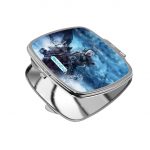 مرآة جيب صغيرة مربعة بتصميم جيرالت ذا ويتشر 3 وايلد هانت