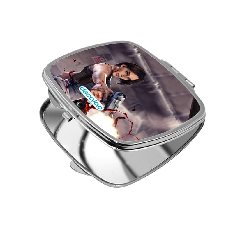 مرآة جيب صغيرة مربعة بتصميم جيل فالنتاين اطلاق النار رزدنت ايفل 3 مرآة جيب صغيرة مربعة بتصميم جيل فالنتاين اطلاق النار رزدنت ايفل 3