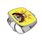 مرآة جيب صغيرة مربعة بتصميم ختم ناروتو