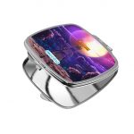 مرآة جيب صغيرة مربعة بتصميم دكتور ستون امل العالم