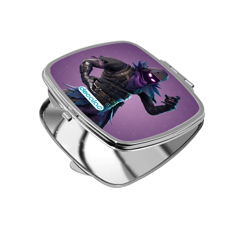 مرآة جيب صغيرة مربعة بتصميم رافين فورتنايت مرآة جيب صغيرة مربعة بتصميم رافين فورتنايت