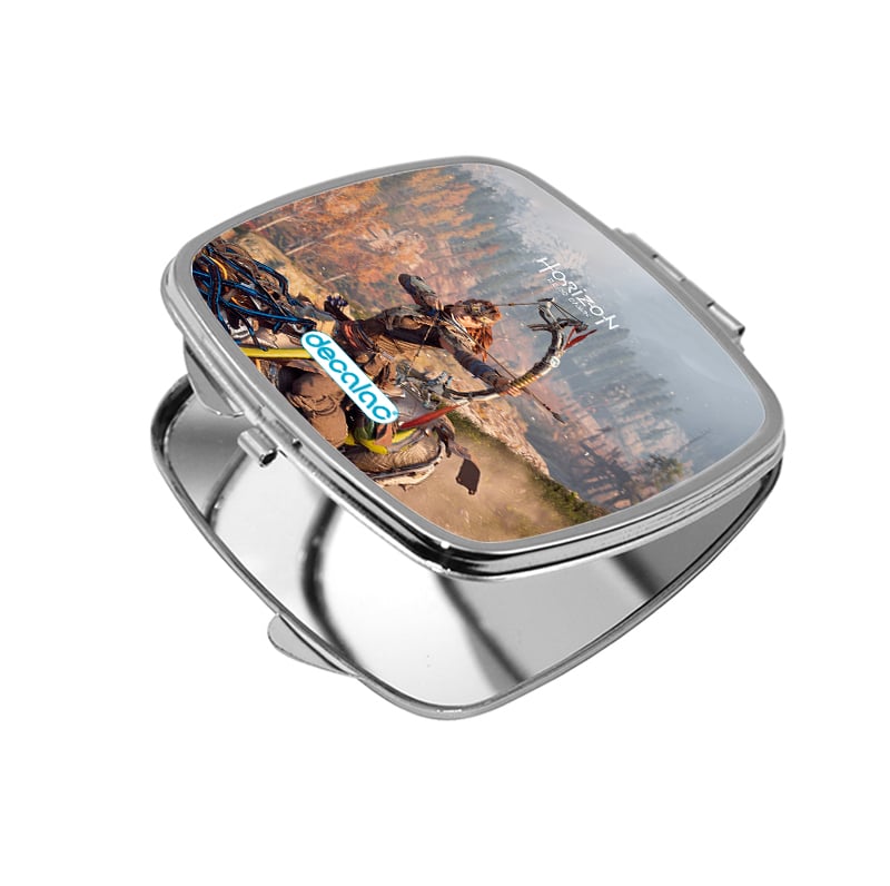 مرآة جيب صغيرة مربعة بتصميم رماية أسهم إلوي هورايزن زيرو داون مرآة جيب صغيرة مربعة بتصميم رماية أسهم إلوي هورايزن زيرو داون