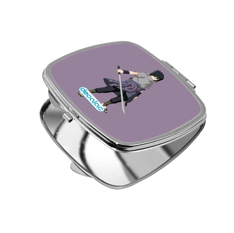 مرآة جيب صغيرة مربعة بتصميم ساسكي من ناروتو مرآة جيب صغيرة مربعة بتصميم ساسكي من ناروتو