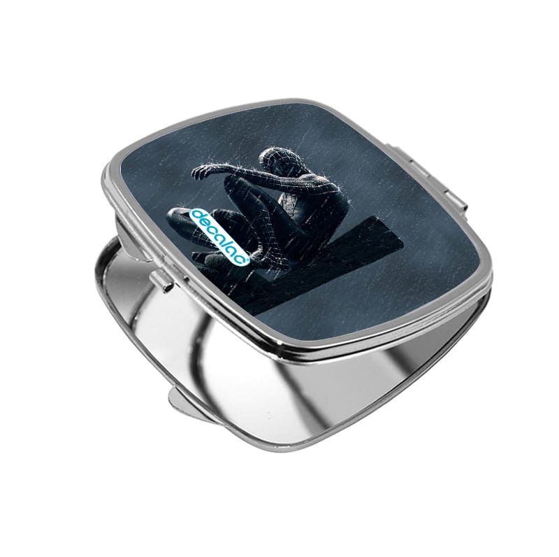 مرآة جيب صغيرة مربعة بتصميم سبايدر مان الاسود مرآة جيب صغيرة مربعة بتصميم سبايدر مان الاسود