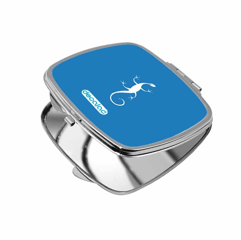 مرآة جيب صغيرة مربعة بتصميم سحليه مرآة جيب صغيرة مربعة بتصميم سحليه