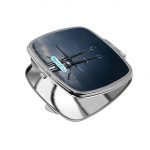 مرآة جيب صغيرة مربعة بتصميم سيف فضي أفعواني من ذا ويتشر 3 وايلد هانت