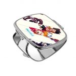 مرآة جيب صغيرة مربعة بتصميم ضربه القبضه كل الانميات