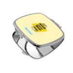 مرآة جيب صغيرة مربعة بتصميم عبارات انجليزيه