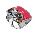 مرآة جيب صغيرة مربعة بتصميم فورت نايت باتل رويال