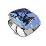 مرآة جيب صغيرة مربعة بتصميم فورت نايت تسلق جبل جليدي