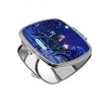 مرآة جيب صغيرة مربعة بتصميم فورت نايت زومبي