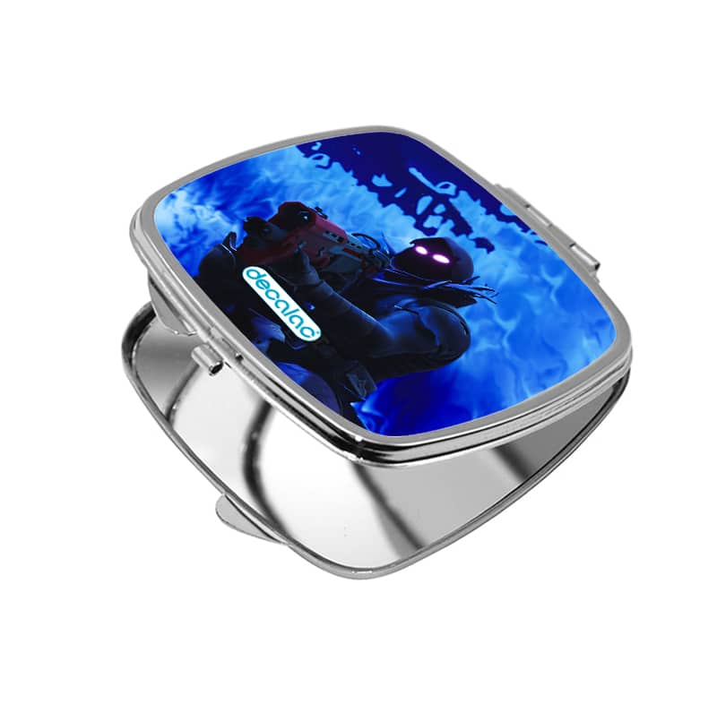 مرآة جيب صغيرة مربعة بتصميم قتال رافين فورتنايت مرآة جيب صغيرة مربعة بتصميم قتال رافين فورتنايت