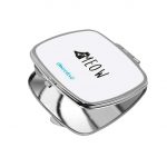 مرآة جيب صغيرة مربعة بتصميم قطه لطيفه