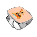 مرآة جيب صغيرة مربعة بتصميم قوة إيس من ون بيس