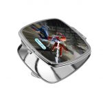 مرآة جيب صغيرة مربعة بتصميم قوة سبيدر مان